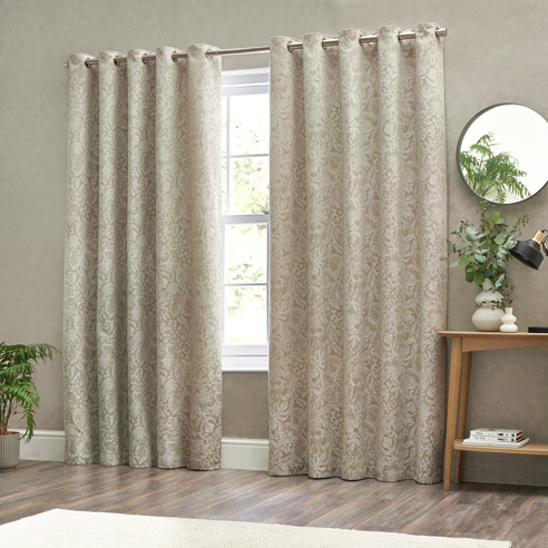 Bali Eyelet, Natural - Ready Made Curtains - Image 3